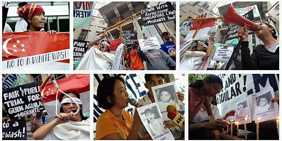 Акція на підтримку Гвен Агілар